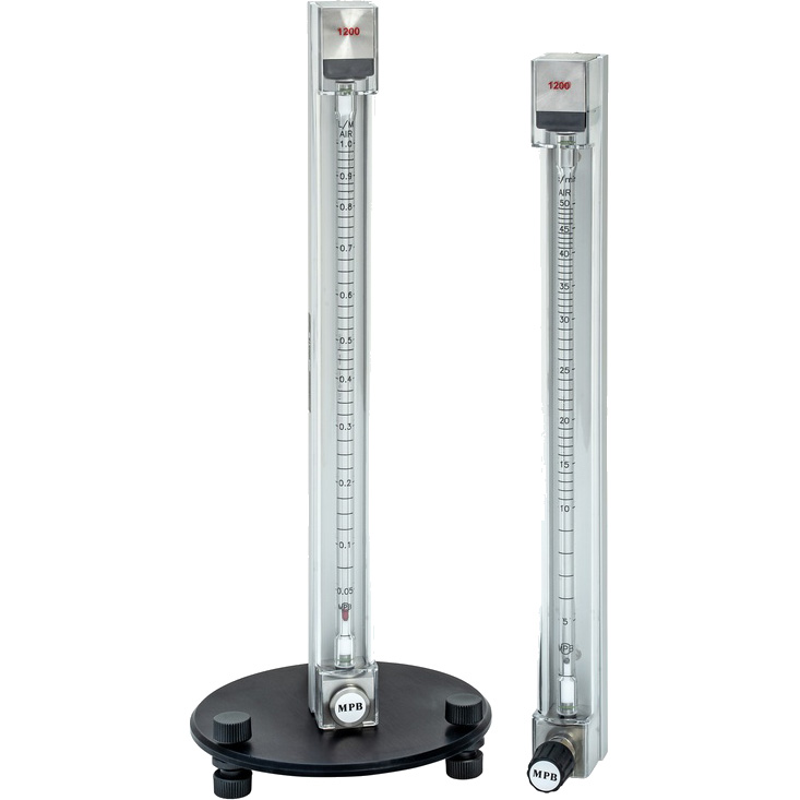 Long Series 1200 Variable Area Flowmeter including low flow range