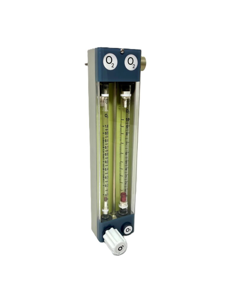 Series 1600 Cascade Dual Tube Veterinary Gas Variable Area Flowmeter