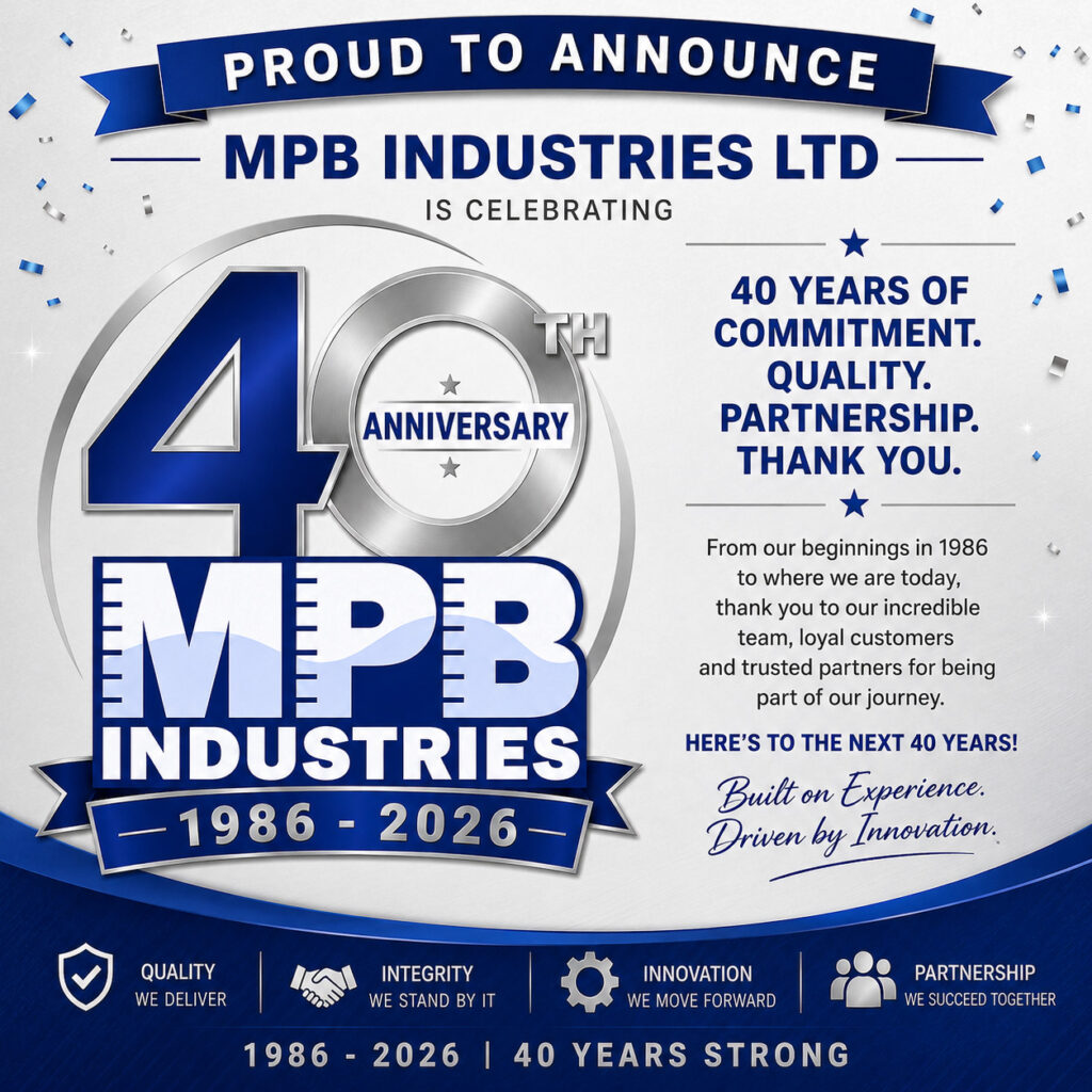 MPB Industries Ltd 40th Anniversary: 1986 - 2026